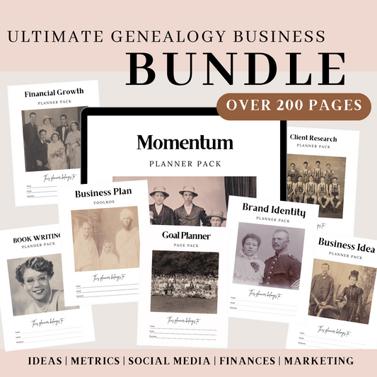 Work: The Ultimate Genealogy Business Bundle (Digital Download)